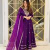 Embroidered Anarkali Gown