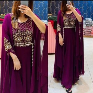 Stylish Gown With Dupatta