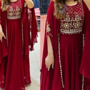 Stylish Gown With Dupatta