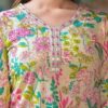 Stylish Cotton Kurti Pent Set With Chanderi Silk Dupatta - Image 2