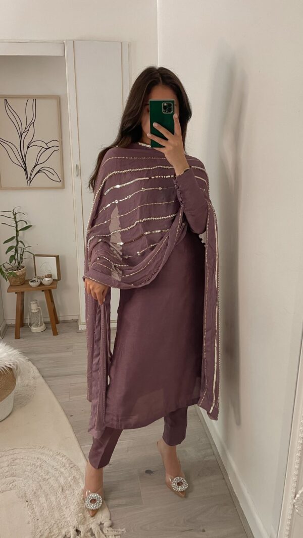 Stylish Party Wear  Fancy Top-Dupatta  Bottom - Image 4