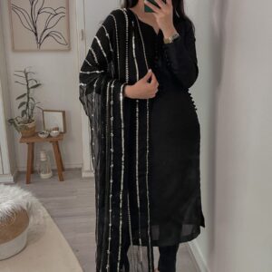 Stylish Party Wear  Fancy Top-Dupatta  Bottom