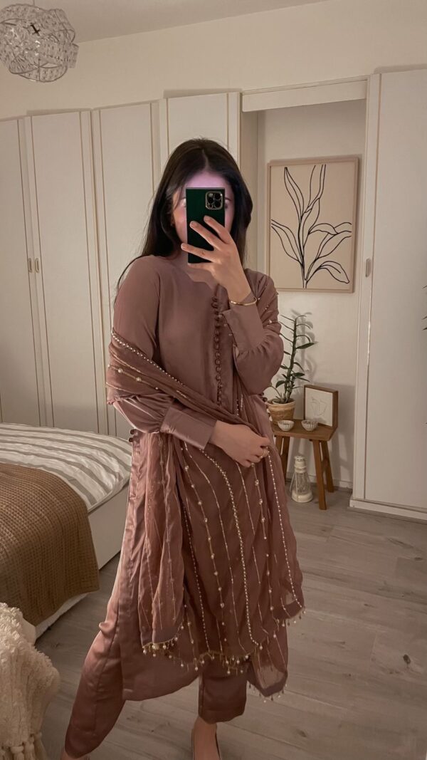 Stylish Party Wear  Fancy Top-Dupatta  Bottom - Image 6