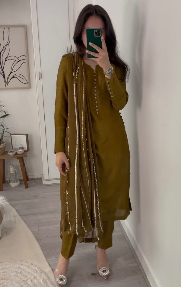 Stylish Party Wear  Fancy Top-Dupatta  Bottom