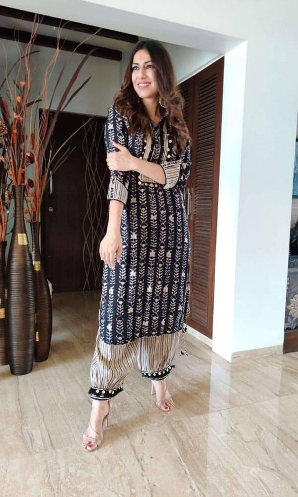 Pure Reyon Cottan Kurti Pent Set - Image 5