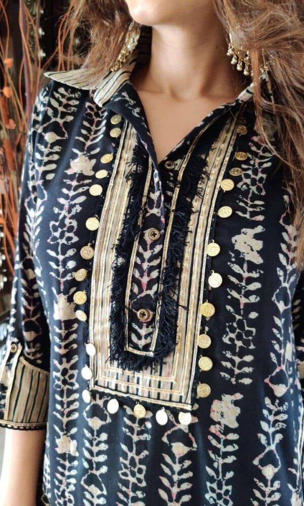 Pure Reyon Cottan Kurti Pent Set - Image 4