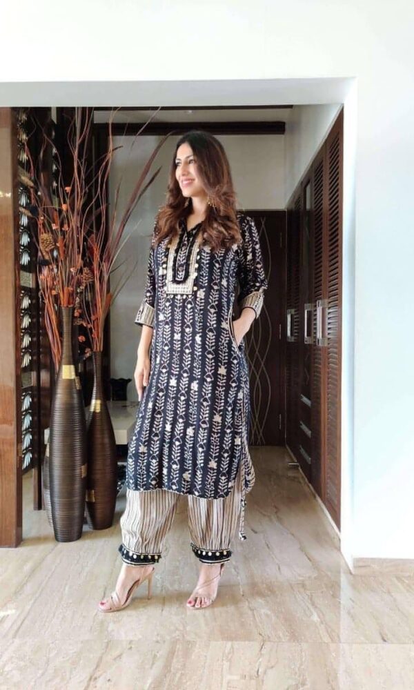 Pure Reyon Cottan Kurti Pent Set