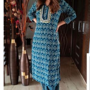 Pure Reyon Cottan Kurti Pent Set