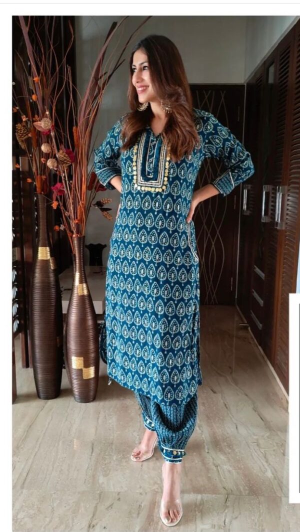Pure Reyon Cottan Kurti Pent Set