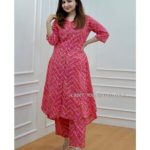Soft Fabric Digital Printed Kurti Pent Set