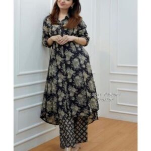 Soft Fabric Digital Printed Kurti Pent Set