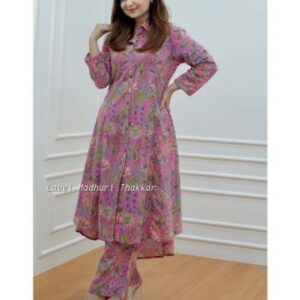 Soft Fabric Digital Printed Kurti Pent Set