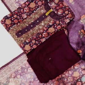 Heavy Party Wear Kurti Pent With Dupatta Set