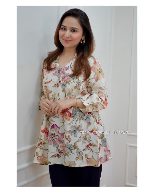 Stylish Poly Rayon Fabric Women's Top