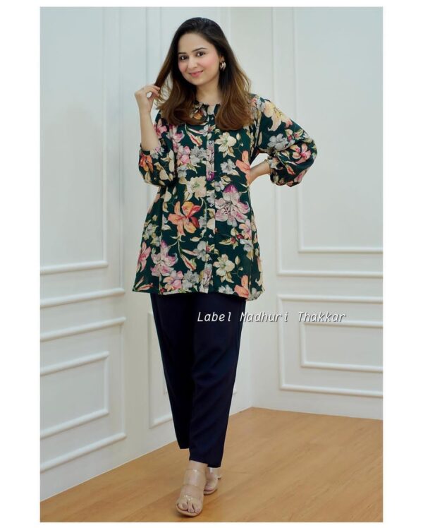 Stylish Poly Rayon Fabric Women's Top