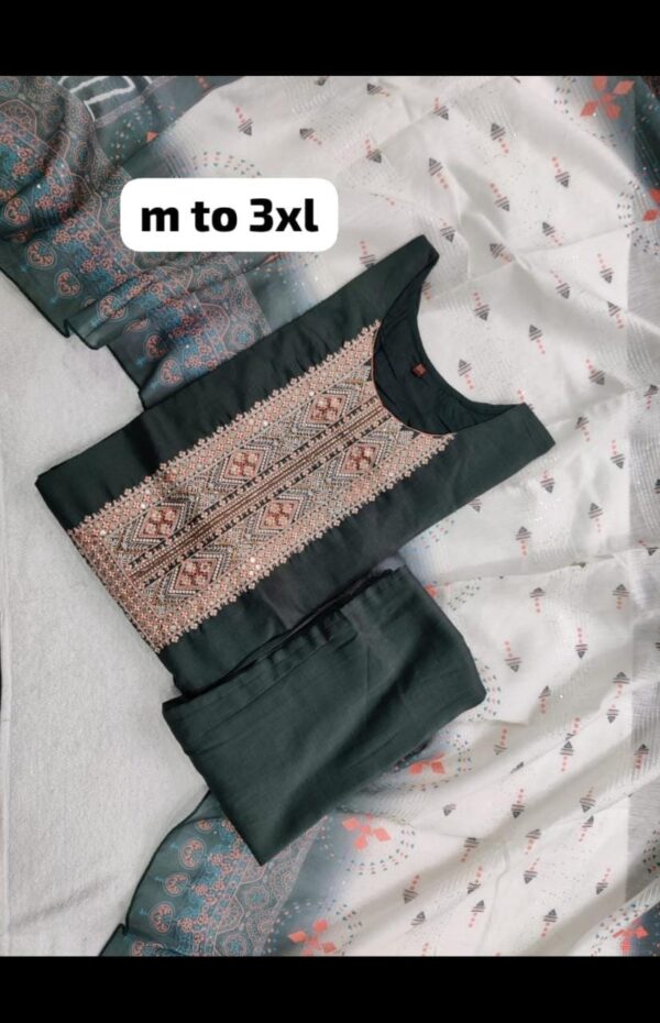 Heavy Party Wear Kurti Pent With Dupatta Set
