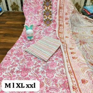 Cotton Kurti Pent 𝐋𝐚𝐭𝐞𝐬𝐭 𝐂𝐨𝐥𝐥𝐞𝐜𝐭𝐢𝐨𝐧 3 Piece Set