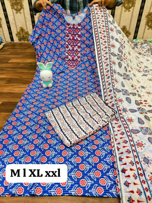Cotton Kurti Pent 𝐋𝐚𝐭𝐞𝐬𝐭 𝐂𝐨𝐥𝐥𝐞𝐜𝐭𝐢𝐨𝐧 3 Piece Set