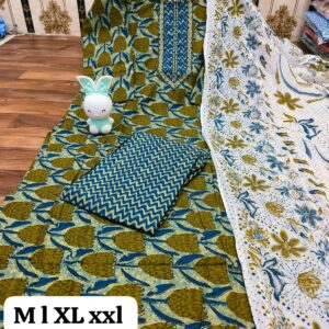 Cotton Kurti Pent 𝐋𝐚𝐭𝐞𝐬𝐭 𝐂𝐨𝐥𝐥𝐞𝐜𝐭𝐢𝐨𝐧 3 Piece Set