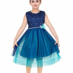 Girl's Party Dress With Pink Handbag