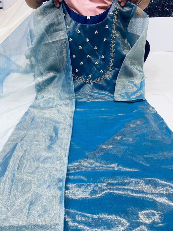 Tissue Net Kurti - Image 2