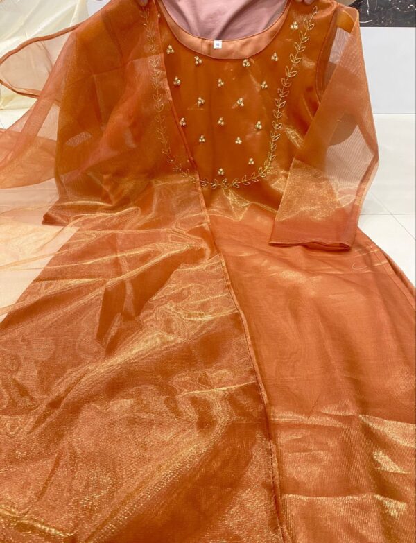 Tissue Net Kurti - Image 2