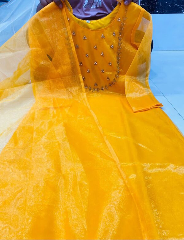 Tissue Net Kurti - Image 2