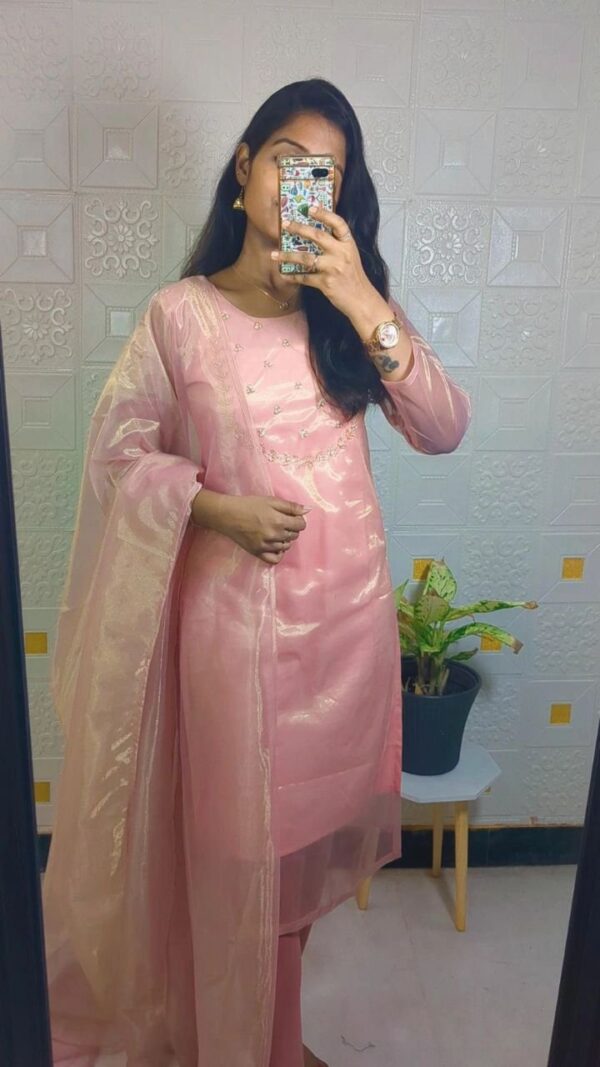 Tissue Net Kurti