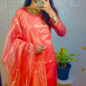 Tissue Net Kurti