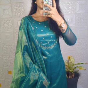 Tissue Net Kurti