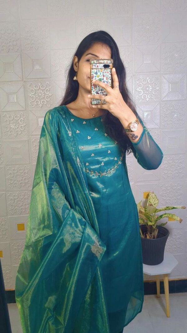Tissue Net Kurti