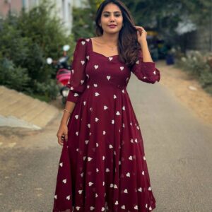 Beautiful Fuax Georgette Kurti