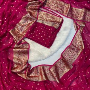 Viscsose Georgette Saree