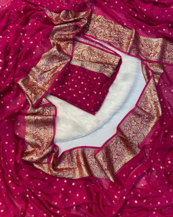 Viscsose Georgette Saree