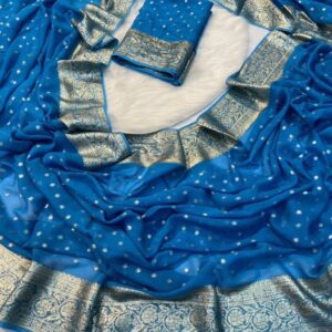 Viscsose Georgette Saree