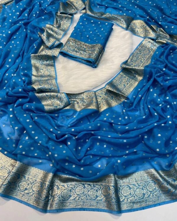 Viscsose Georgette Saree