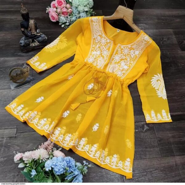 Anarkali Georgette Top