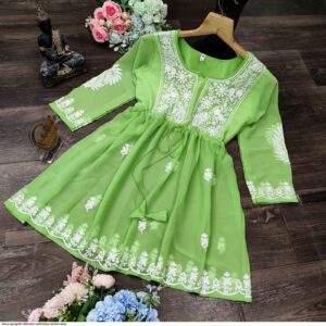 Anarkali Georgette Top