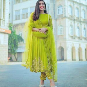 Embroidered Anarkali Gown