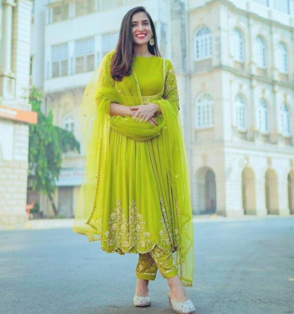Embroidered Anarkali Gown