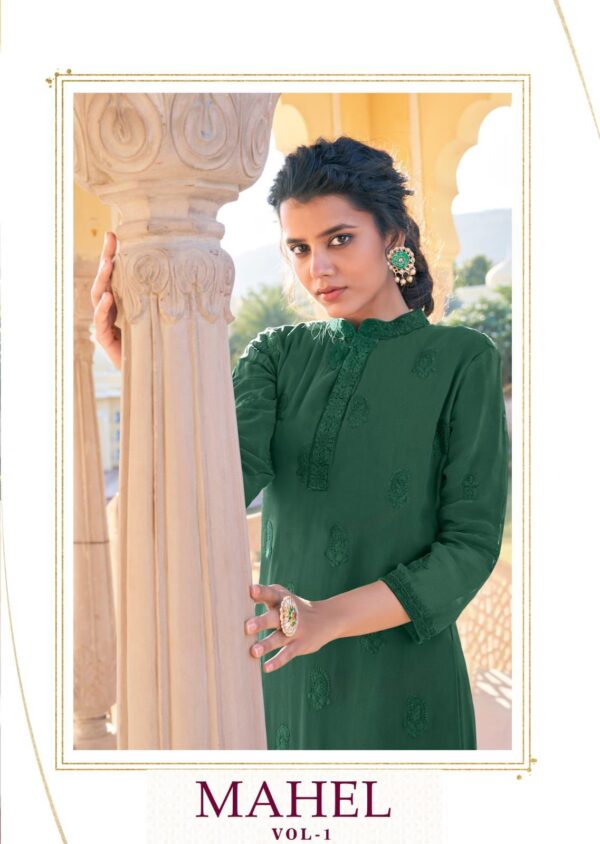 Heavy Fox Gorgert Kurti With Pent - Image 2
