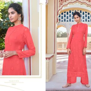 Heavy Fox Gorgert Kurti With Pent