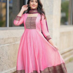 Vichitra Silk Kurti