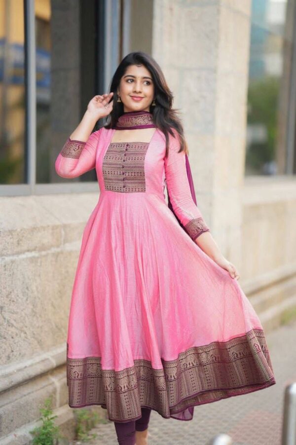 Vichitra Silk Kurti