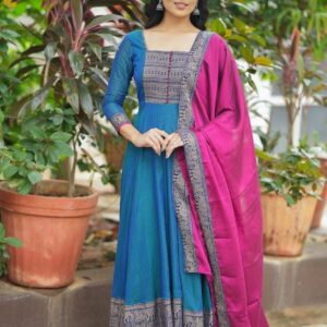 Vichitra Silk Kurti