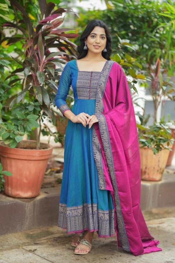 Vichitra Silk Kurti