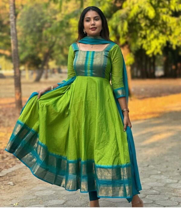 Vichitra Silk Kurti