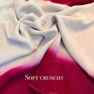 Soft crunchy Silk Saree